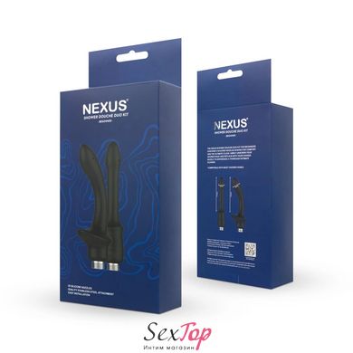 Набор насадок для анального душа Nexus BEGINNER Shower Douche Duo Kit - Black SO9857 фото