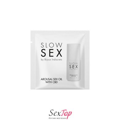 Пробник Bijoux Indiscrets Sachette Arousal CBD - SLOW SEX SO9811 фото