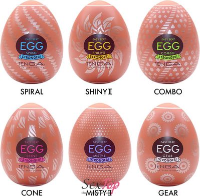 Набір мастурбаторів-яєць Tenga Egg Hard Boilded II Pack (6 яєць) SO9804 фото
