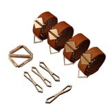 Набір для зв'язування LOCKINK Hogtie Set - Brown - SX0840