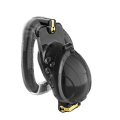 Male Chastity Cage Openable Ring Disassemble Flip Design -Black IXI60343 фото