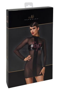 Сукня Noir Handmade F369 Crossfire Mesh & Wetlook Mini dress M - фото товару 7