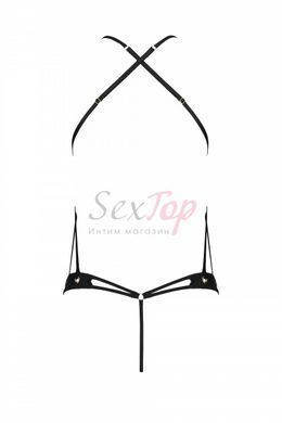 Распродажа!!! Боди из эко-кожи с ремешками и перфорацией Tamaris Body black L/XL &mdash; Passion, Черный - 9