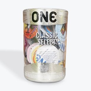 Набор презервативов ONE Classic Select - Contest Collection 100 шт, мегапак тюб - SX0739