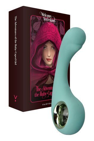 Вібратор для точки G FairyGasm BraveryAward green - фото товару 1