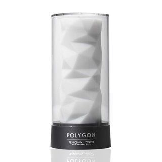 Мастурбатор Tenga 3D Polygon, дуже ніжний, з антибактеріального еластомеру зі сріблом - фото товару 1