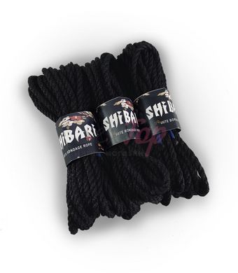 Джутова мотузка для шібарі Feral Feelings Shibari Rope, 8 м чорна - фото товару 2