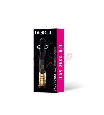 Вібратор-кролик Dorcel Baby Rabbit Gold 2.0 з перлинним масажем і головкою, що обертається - фото товару 7