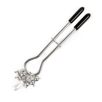 Зажим для клитора Art of Sex - Pearl Drop, Серебро,  - 1