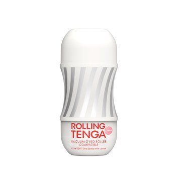Мастурбатор Tenga Rolling Tenga Gyro Roller Cup Gentle, новый рельеф для стимуляции вращением, Белый - 1