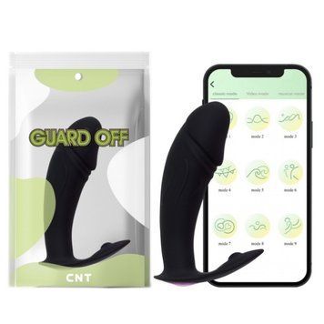 Массажер простаты Min Warrior Anal Plug App Version Black, Черный - 1