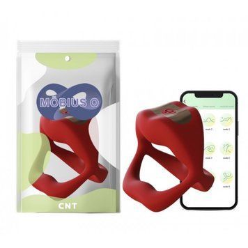 Эрекционное кольцо в виде губ с вибрацией Hot Kiss Power Ring красный &mdash;  фото товара 1