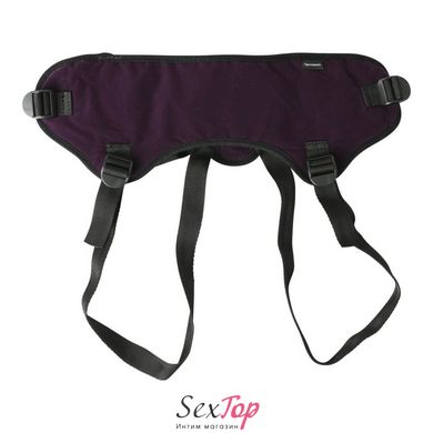 Трусы для страпона Sportsheets - Lush Strap On Purple, широкий бархатистый пояс, очень комфортные SO2173 фото