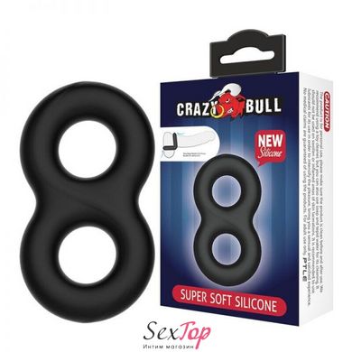 Эрекционное кольцо Crazy Bull SUPER SOFT DOUBLE II 30796 фото