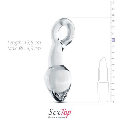 Скляний стимулятор простати Gildo Glass Prostate Plug No. 13 SO4418 фото