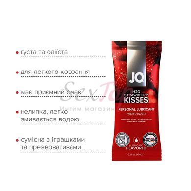 Набор лубрикантов Foil Display Box &ndash; JO H2O Lubricant &ndash; Strawberry &ndash; 12 x 10ml подходят для оральног &mdash;  фото товара 4