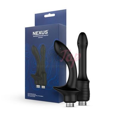 Набор насадок для анального душа Nexus BEGINNER Shower Douche Duo Kit - Black &mdash;  фото товара 8