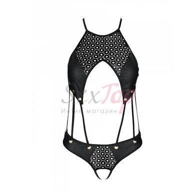 Распродажа!!! Боди из эко-кожи с ремешками и перфорацией Tamaris Body black L/XL &mdash; Passion, Черный - 3