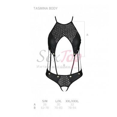 Распродажа!!! Боди из эко-кожи с ремешками и перфорацией Tamaris Body black L/XL &mdash; Passion, Черный - 5