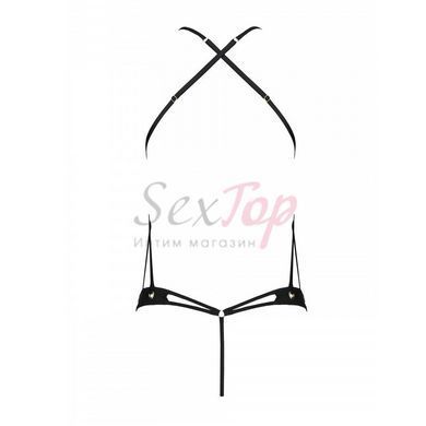 Распродажа!!! Боди из эко-кожи с ремешками и перфорацией Tamaris Body black L/XL &mdash; Passion, Черный - 4