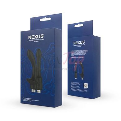 Набор насадок для анального душа Nexus BEGINNER Shower Douche Duo Kit - Black &mdash;  фото товара 9