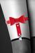 Гартер на ногу Bijoux Pour Toi - WITH BOW Red, сексуальная подвязка с бантиком, экокожа SO2221 фото 2