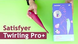 Смарт-вибратор для клитора с вакуумной стимуляцией Satisfyer Twirling Pro+ Mint,  фото 8
