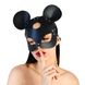 Шкіряна маска мишки Art of Sex - Mouse Mask, колір Чорний SO9649 фото 1