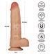 Ременной вибрострапон реалистичный на присоске телесного цвета Lovetoy Vibrating Enhanced Strap on Set трусы XS/S/M &mdash; фото 2 из 13
