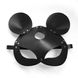 Шкіряна маска мишки Art of Sex - Mouse Mask, колір Чорний SO9649 фото 3