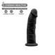 Фалоімітатор SilexD Robby Black (MODEL 2 size 6in), двошаровий, силікон + Silexpan, діаметр 3,5см SO3459 фото 3
