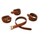 Набор для связывания LOCKINK Hogtie Set - Brown - SX0840 4