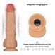 Ременной вибрострапон реалистичный на присоске телесного цвета Lovetoy Vibrating Enhanced Strap on Set трусы XS/S/M &mdash; фото 3 из 13