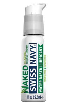 Лубрикант на водній основі Swiss Navy NAKED All Natural 29,5 мл, для чутливої ​​шкіри,  - 1