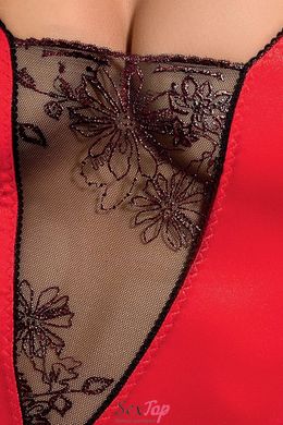 Боди BRIDA BODY red L/XL - Passion Exclusive PS22704 фото