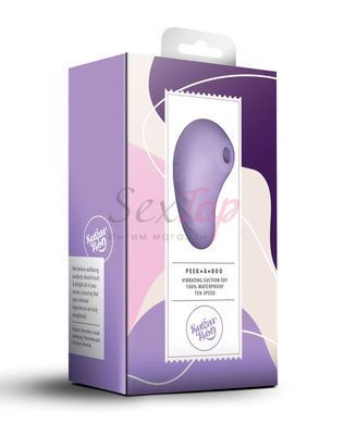 Вакуумний стимулятор з вібрацією SugarBoo Peek-A-Boo, 10 режимів - фото товару 4