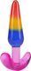Набор анальных пробок Doc Johnson Crystal Jellies - Anal Trainer Set - Rainbow (мятая упаковка!!!),  фото 6