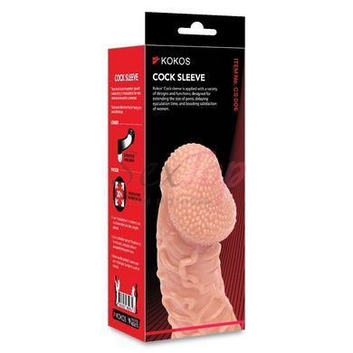 Насадка на член Kokos Cock Sleeve CS 006 L &mdash;  фото товара 5