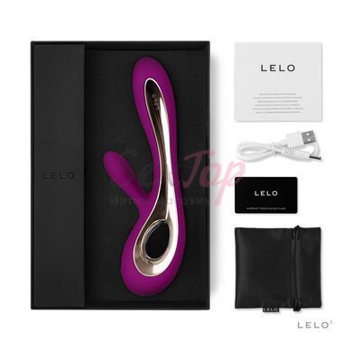 Вибратор-кролик LELO Soraya 2 Deep Rose, 12 режимов вибрации, до 4 часов работы &mdash;  фото товара 2