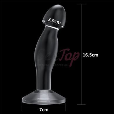 Безупречный прозрачный анальный стимулятор на присоске Flawless Clear Prostate Plug &mdash;  фото товара 2