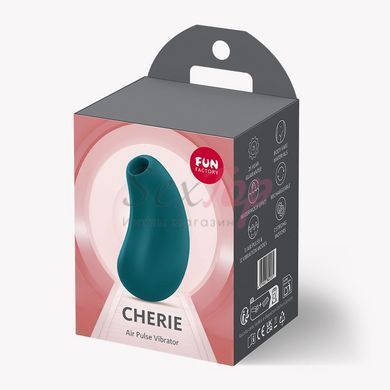 Вакуумний стимулятор Fun Factory Cherie Bottle Green, 12 режимів вібрації, 11 рівнів вакууму - фото товару 6