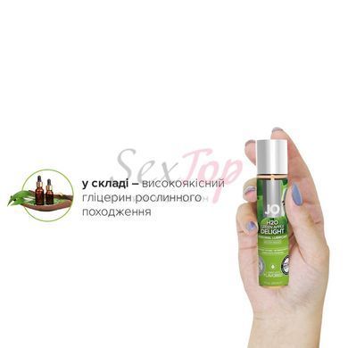 Смазка на водной основе System JO H2O &mdash; Green Apple (30 мл) без сахара, растительный глицерин,  - 4