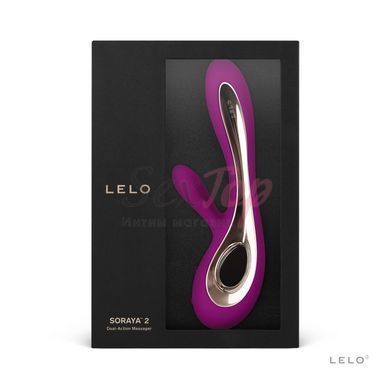 Вибратор-кролик LELO Soraya 2 Deep Rose, 12 режимов вибрации, до 4 часов работы &mdash;  фото товара 3