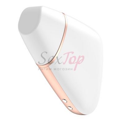 Вакуумный клиторальный стимулятор Satisfyer Love Triangle White (м'яте паковання!!!),  - 3