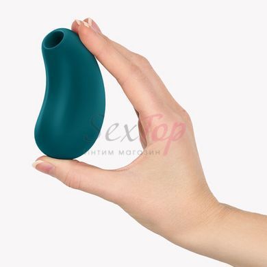 Вакуумний стимулятор Fun Factory Cherie Bottle Green, 12 режимів вібрації, 11 рівнів вакууму - фото товару 5
