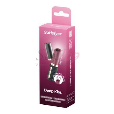 Вакуумный стимулятор Satisfyer Deep Kiss, магнитная технология 3D Air Pulse, 30 режимов, крышечка &mdash;  фото товара 6