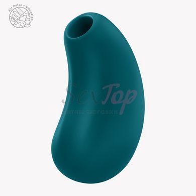 Вакуумний стимулятор Fun Factory Cherie Bottle Green, 12 режимів вібрації, 11 рівнів вакууму - фото товару 4