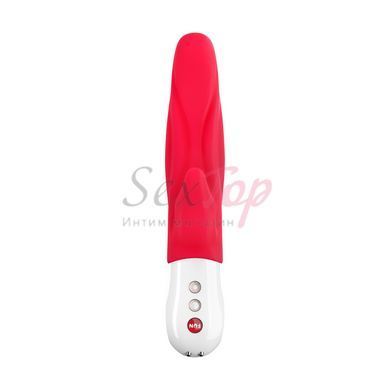 Вібратор-кролик для точки А Fun Factory LADY BI india red, 2 мотори, 12 режимів - фото товару 2