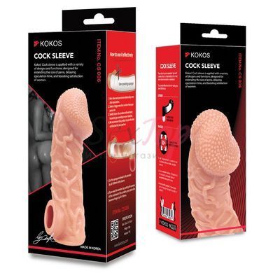 Насадка на член Kokos Cock Sleeve CS 006 L &mdash;  фото товара 4
