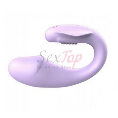 Вибростимулятор для женщин Dolphin Strap-on Purple &mdash;  фото товара 2